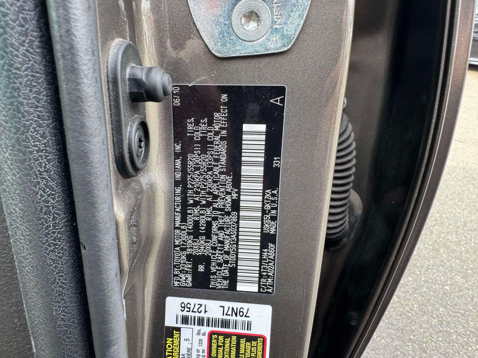 2010 Toyota Sequoia Platinum 5.7L V8