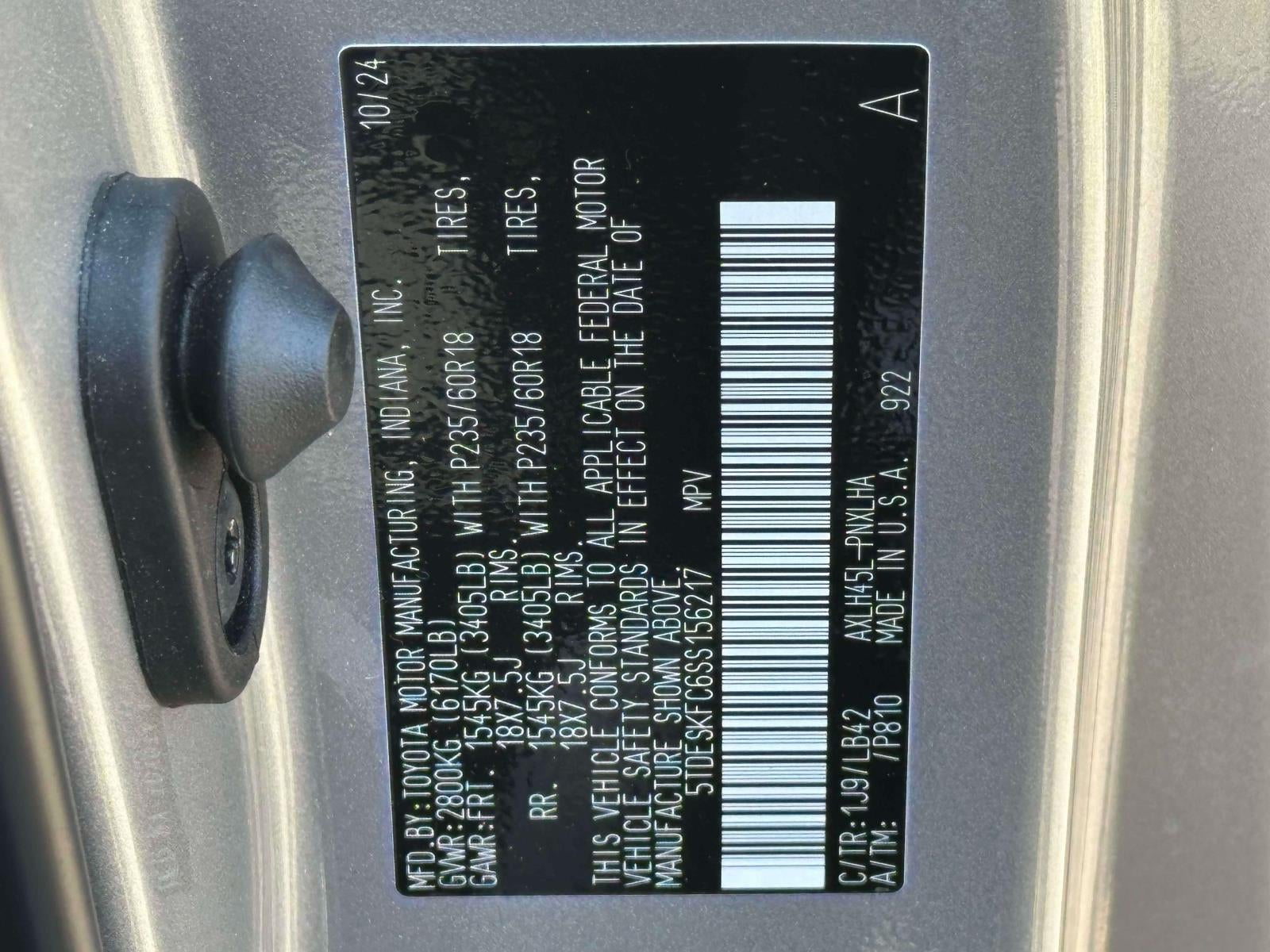 2025 Toyota Sienna Platinum
