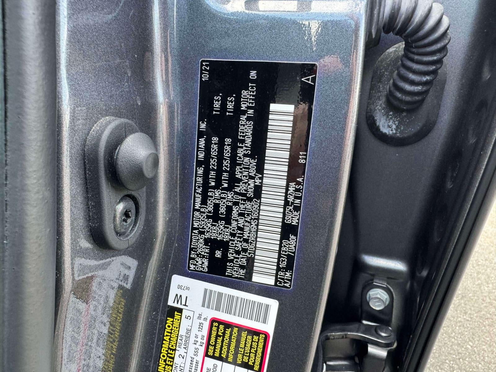 2021 Toyota Highlander XLE