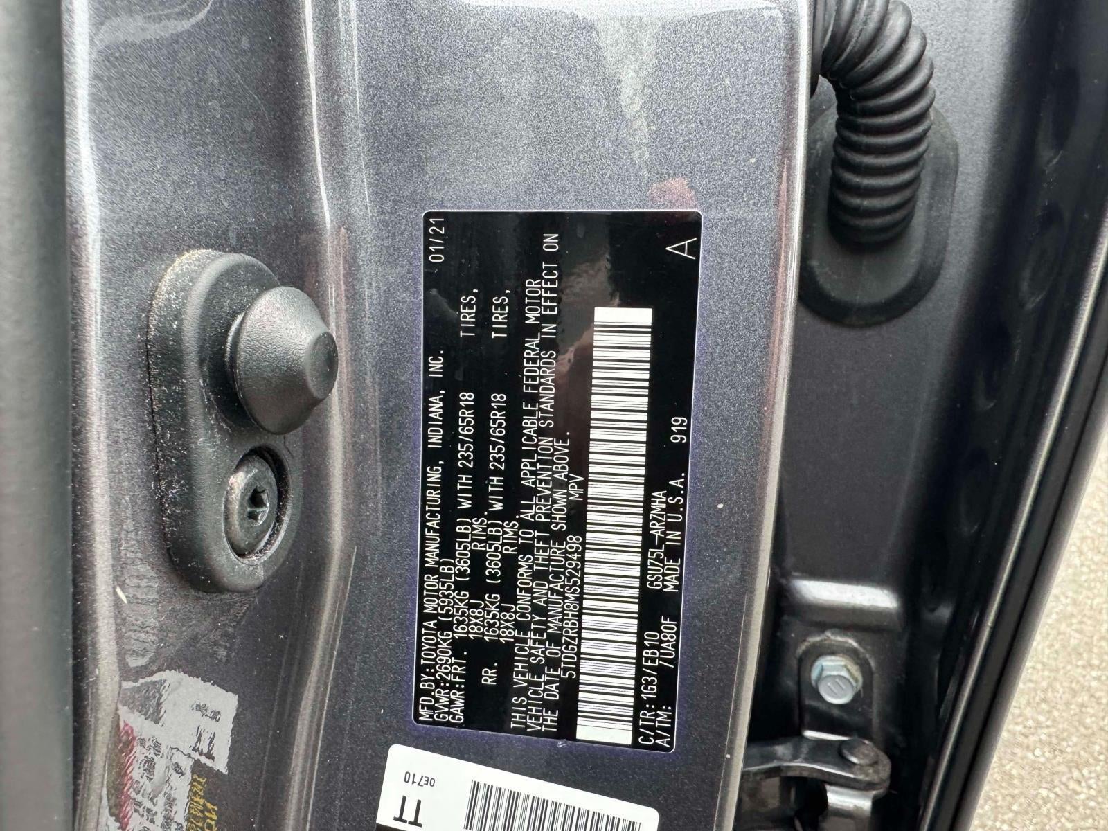 2021 Toyota Highlander XLE