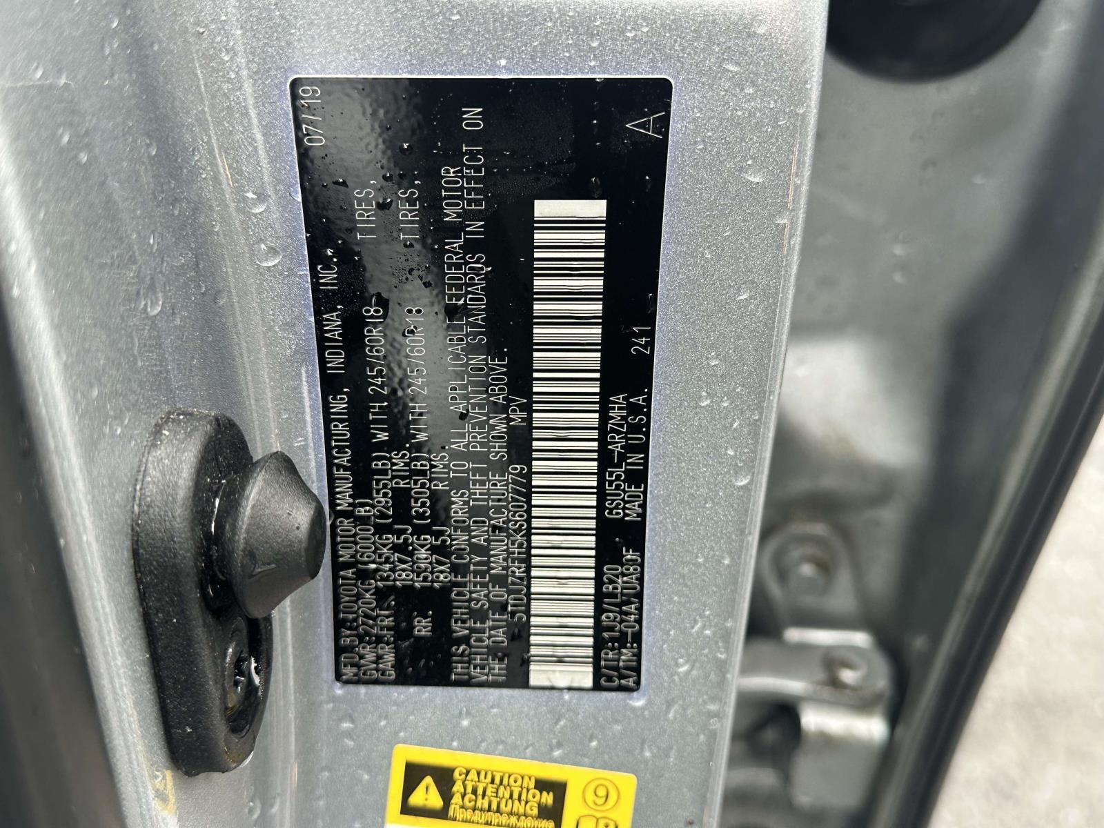 2019 Toyota Highlander XLE