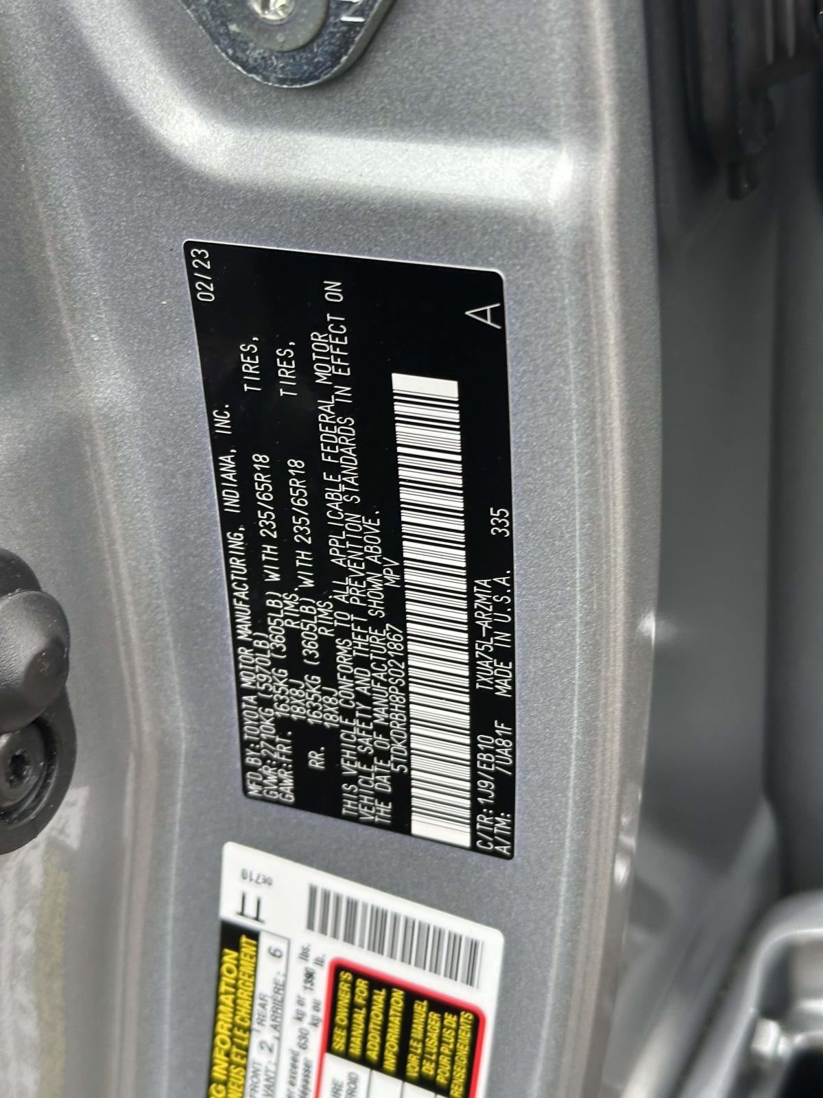 2023 Toyota Highlander XLE