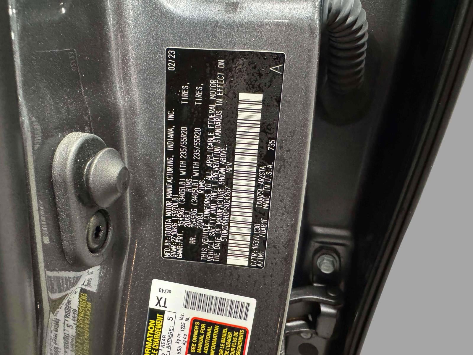 2023 Toyota Highlander XSE