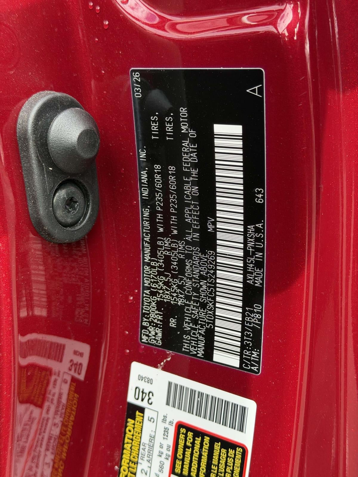 2026 Toyota Sienna XSE