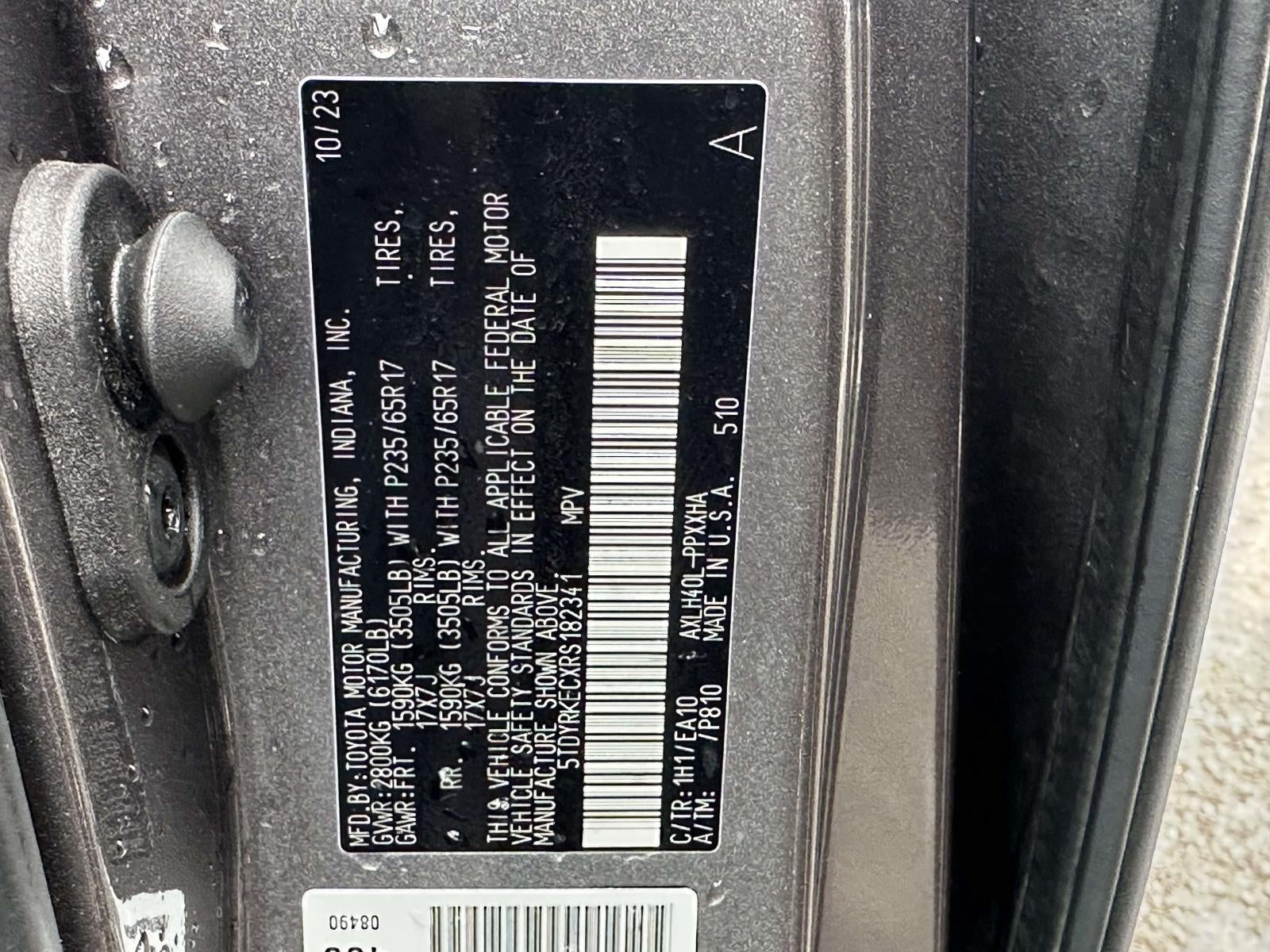 2024 Toyota Sienna XLE