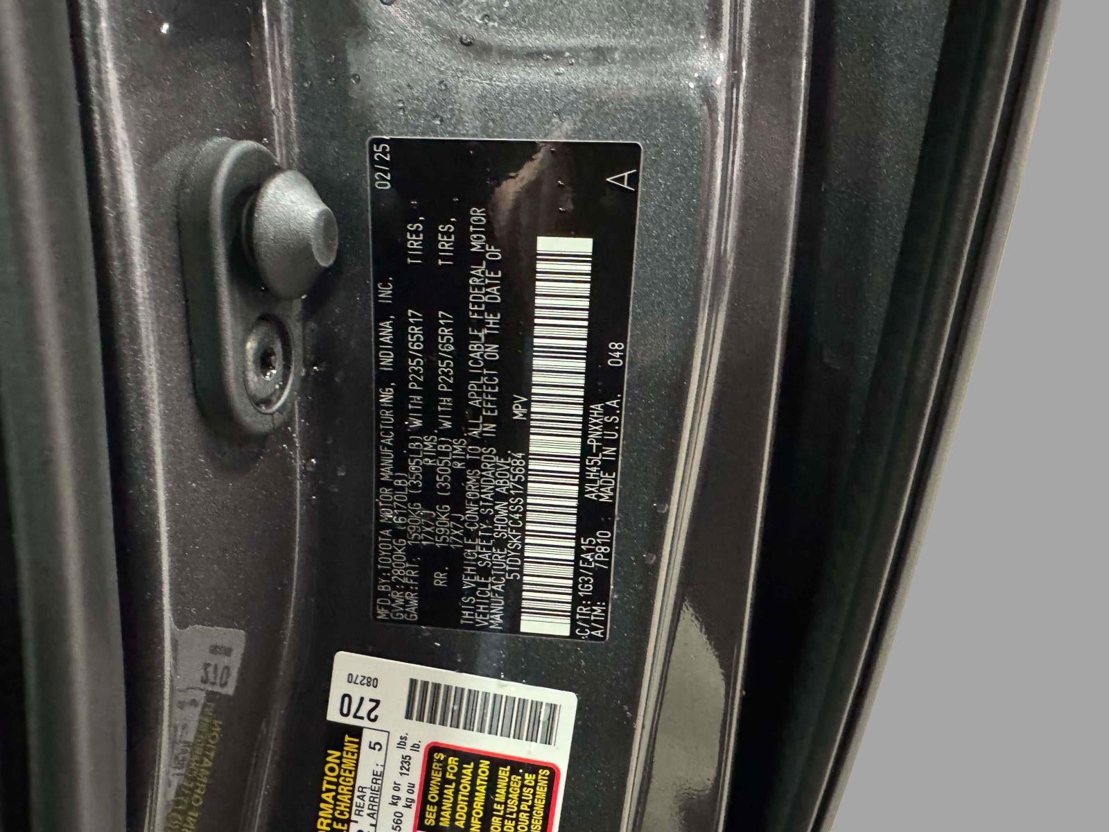 2025 Toyota Sienna XLE