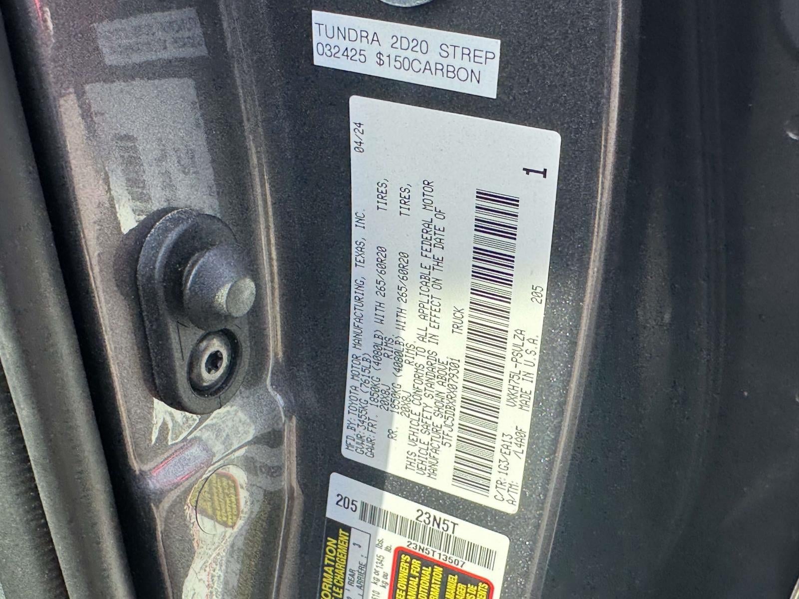 2024 Toyota Tundra Hybrid Limited 4WD