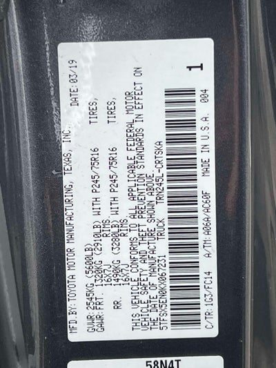 2019 Toyota Tacoma SR5