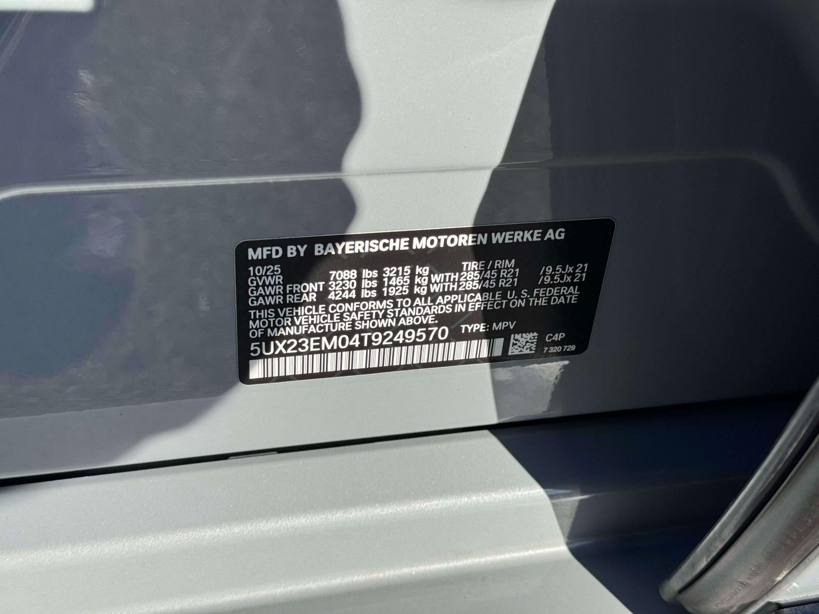 2026 BMW X7 xDrive40i