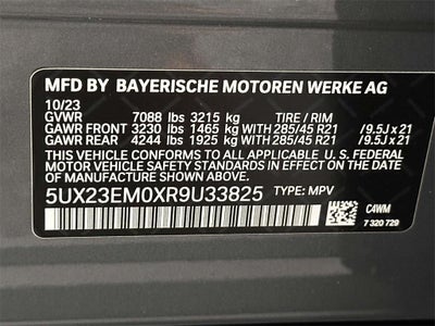 2024 BMW X7 xDrive40i
