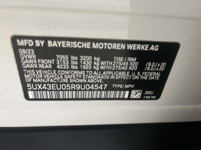 2024 BMW X5 PHEV xDrive50e