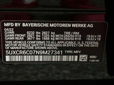 2022 BMW X5 xDrive40i