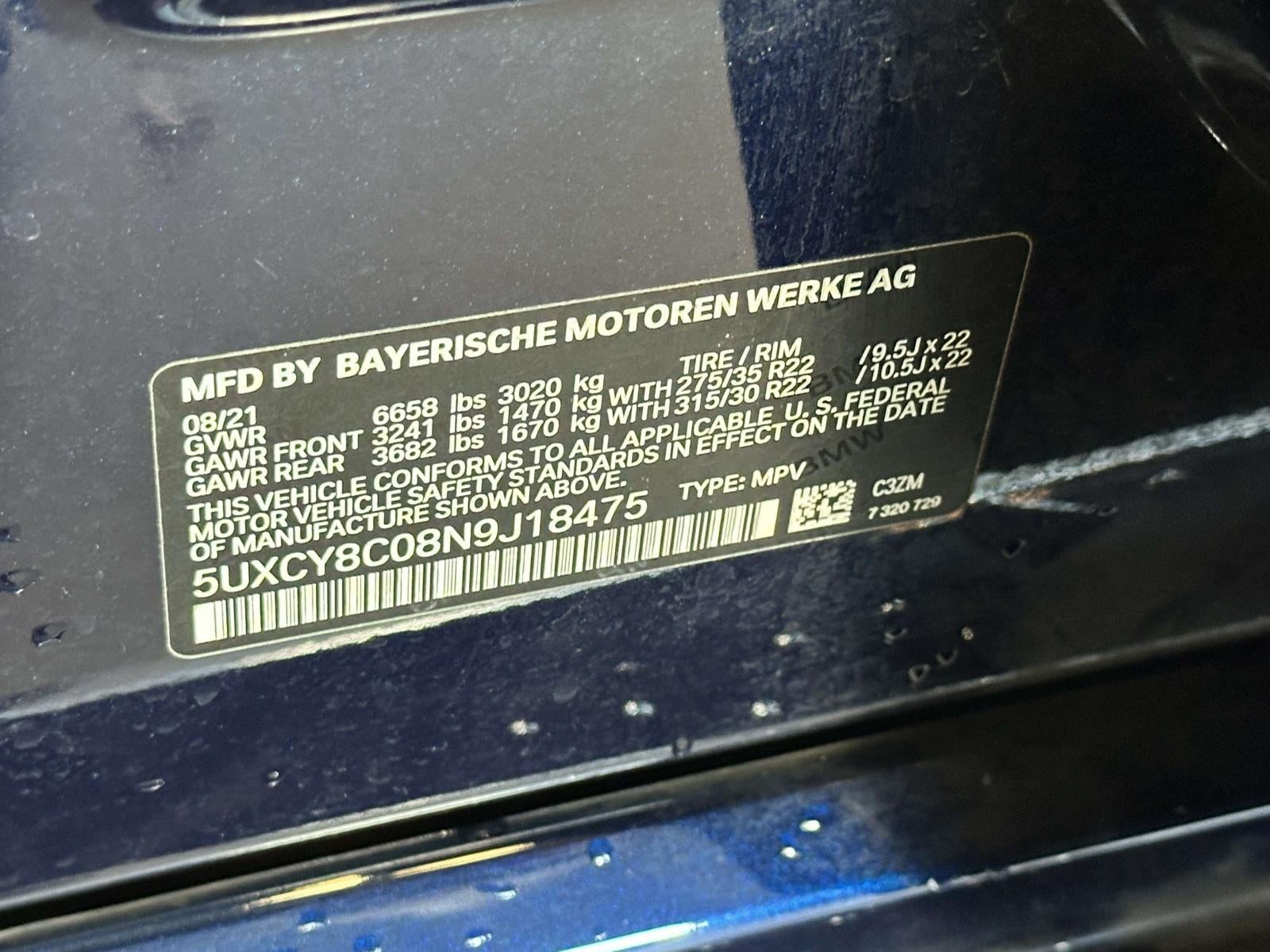 2022 BMW X6 M50i