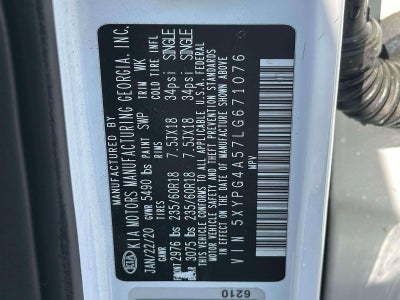 2020 Kia Sorento 3.3L LX