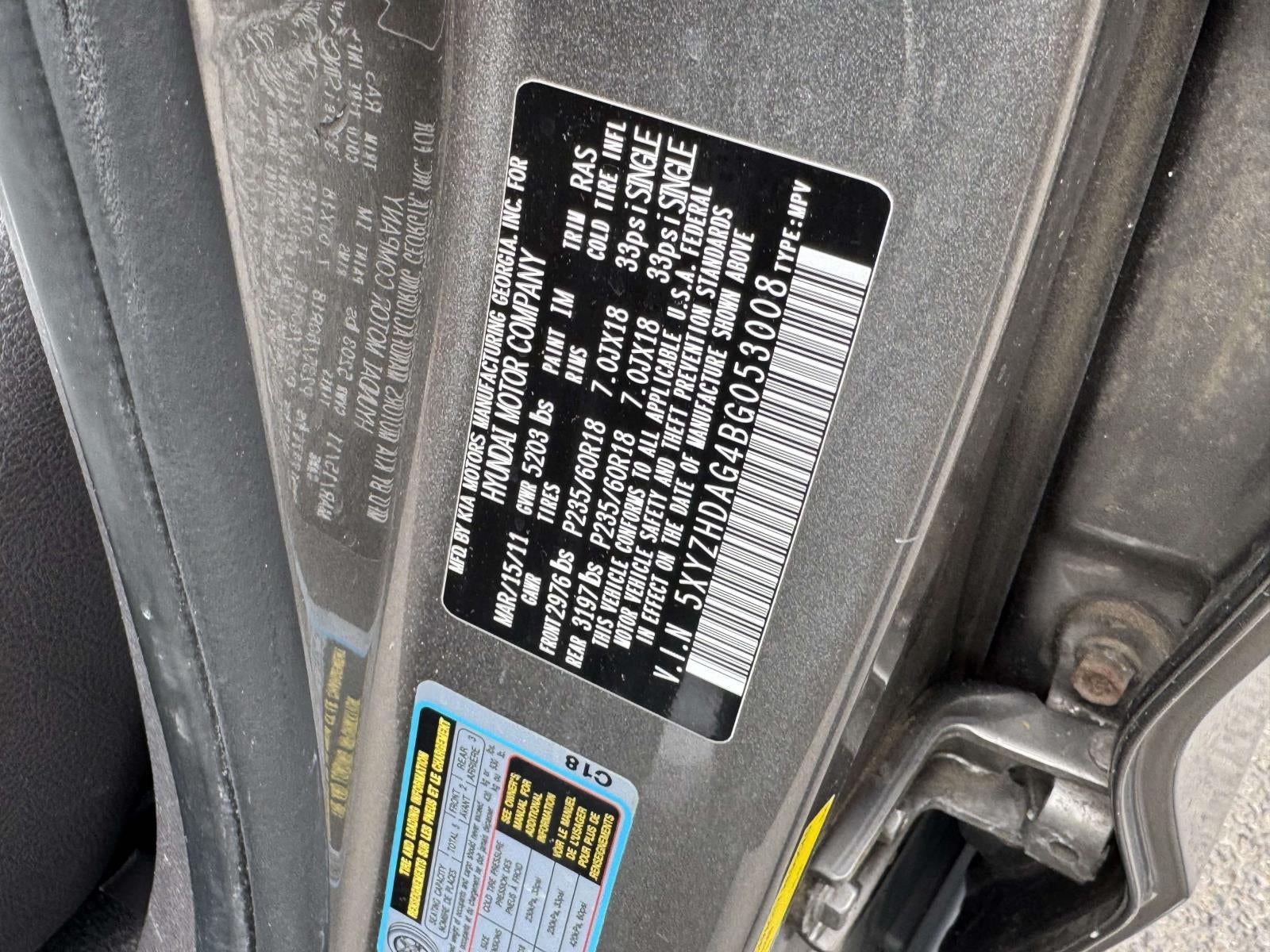 2011 Hyundai Santa Fe SE