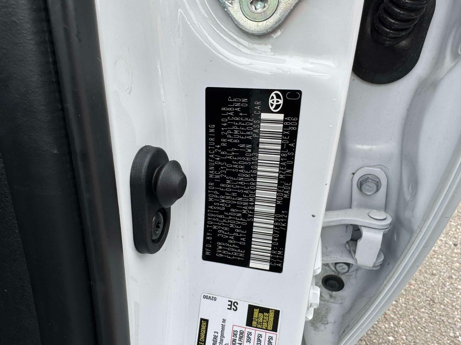 2024 Toyota Corolla LE