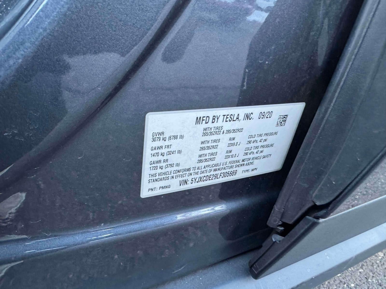 2020 Tesla Model X Long Range Dual Motor All-Wheel Drive