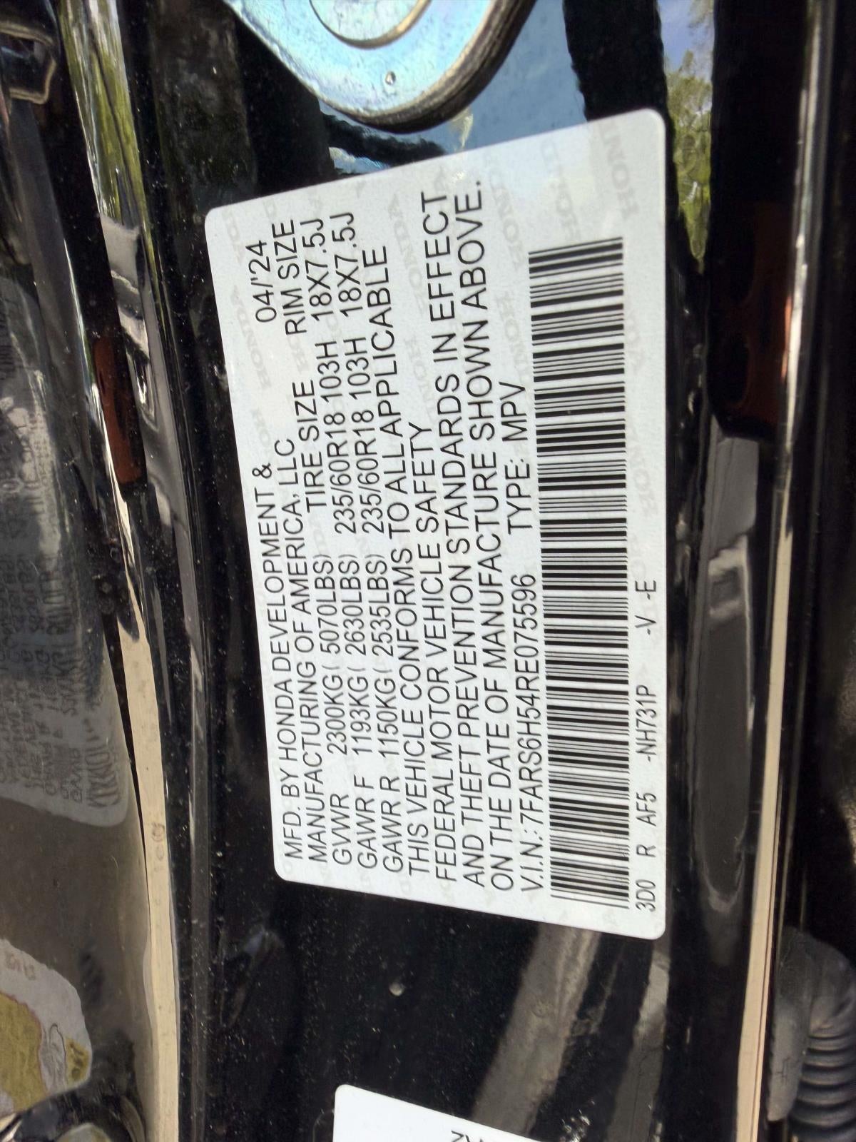 2024 Honda CR-V Hybrid Sport