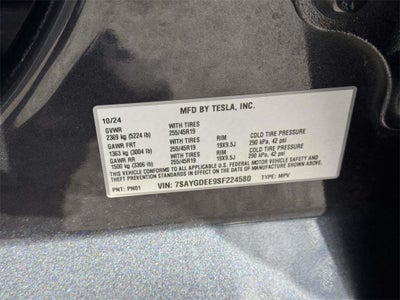 2025 Tesla Model Y Long Range Dual Motor All-Wheel Drive