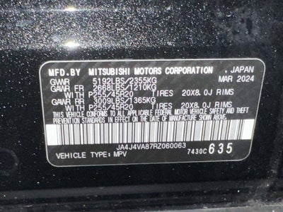 2024 Mitsubishi Outlander SE 2.5 S-AWC