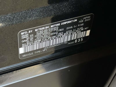 2022 Mitsubishi Outlander SEL 2.5 S-AWC