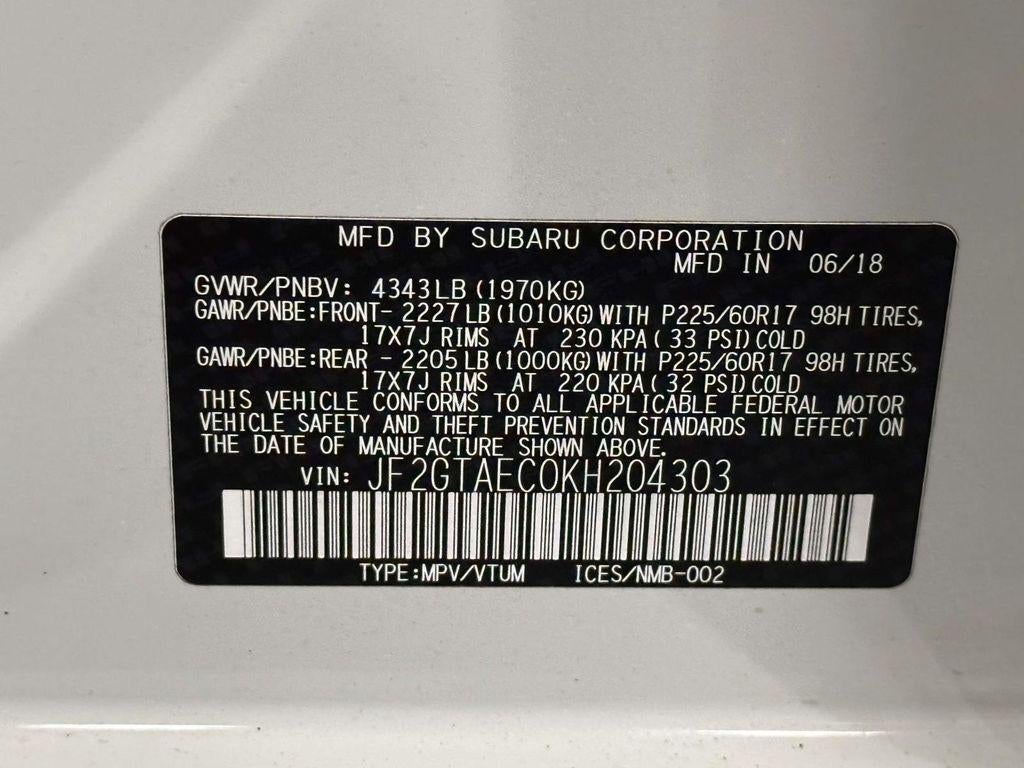 2019 Subaru Crosstrek 2.0i Premium