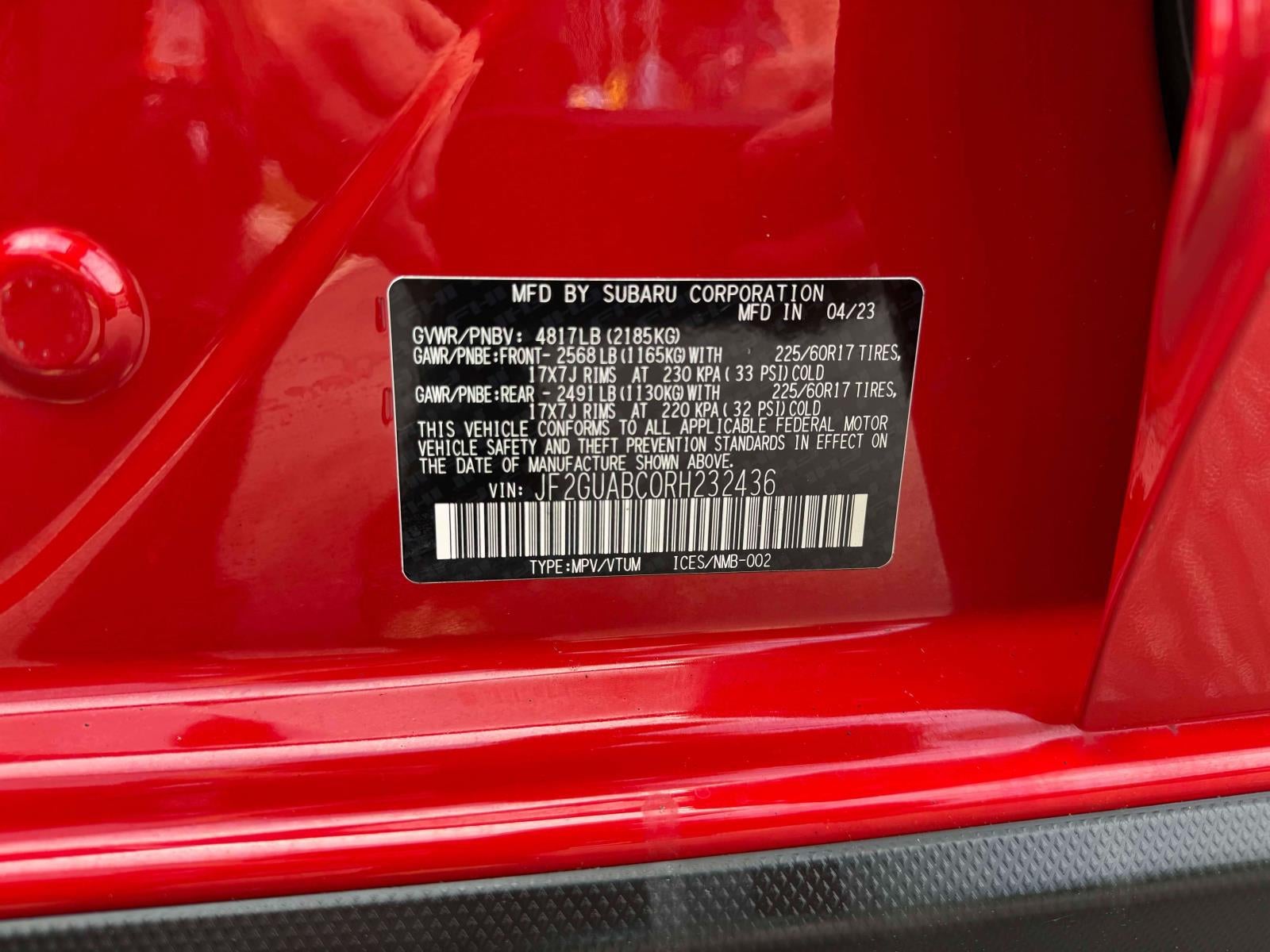 2024 Subaru Crosstrek Base