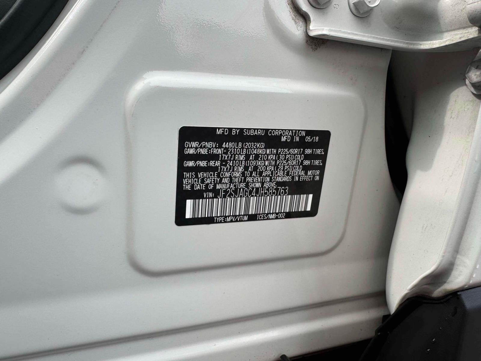 2018 Subaru Forester 2.5i Premium