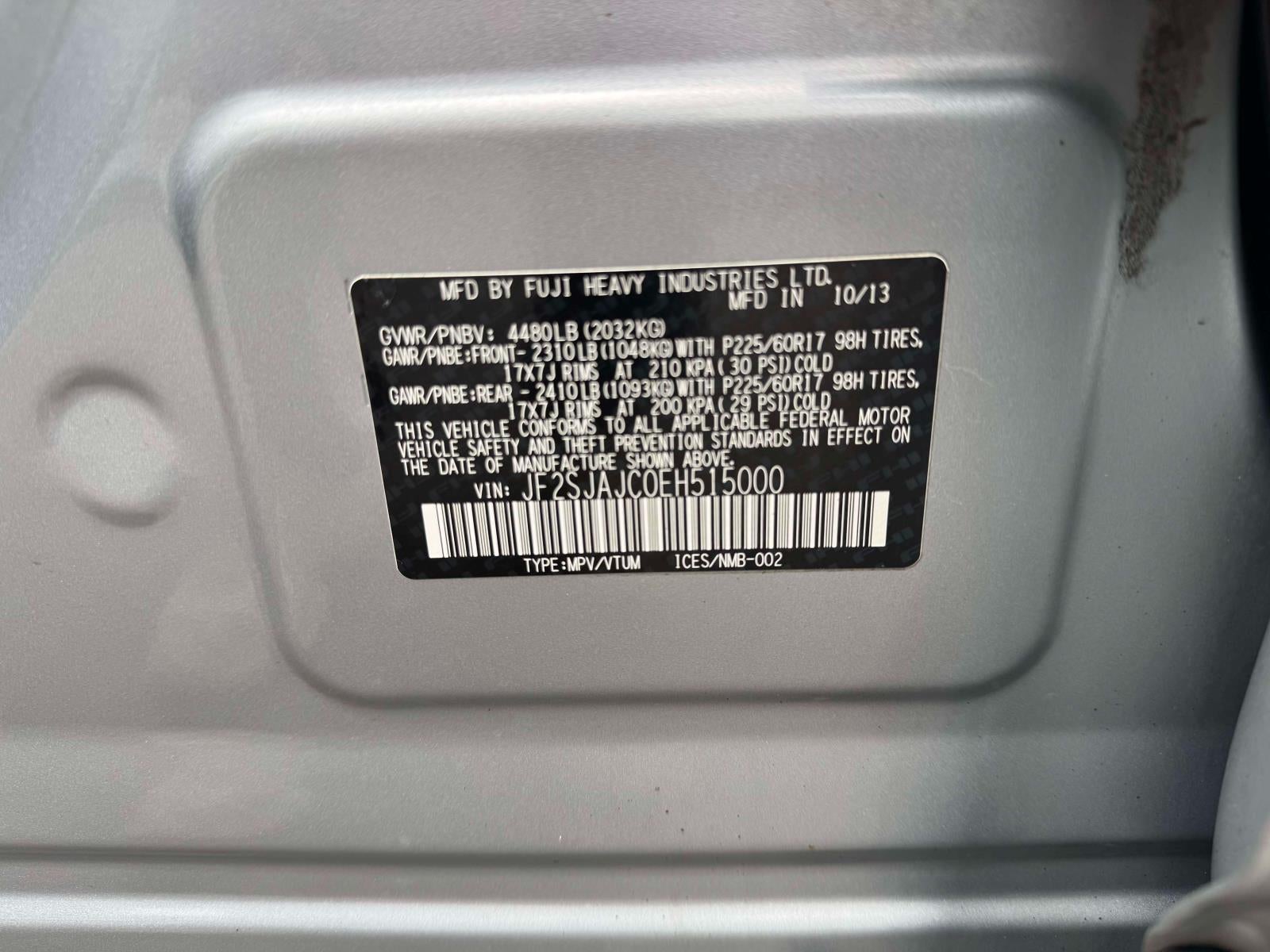 2014 Subaru Forester 2.5i Limited