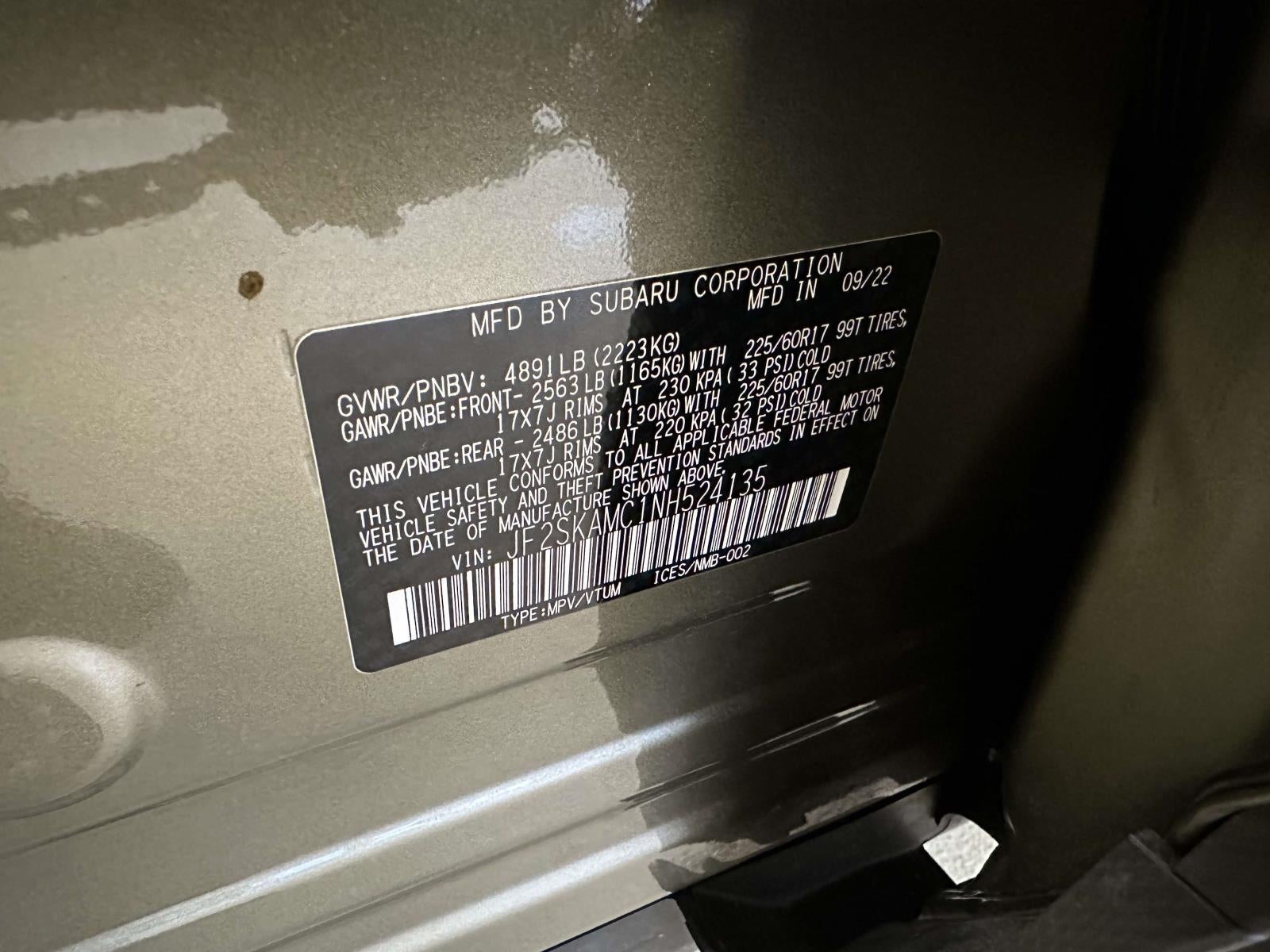 2022 Subaru Forester Wilderness