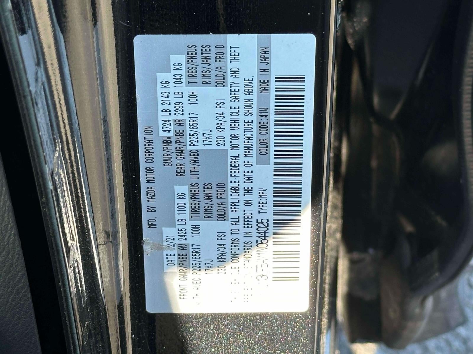 2022 Mazda Mazda CX-5 2.5 S