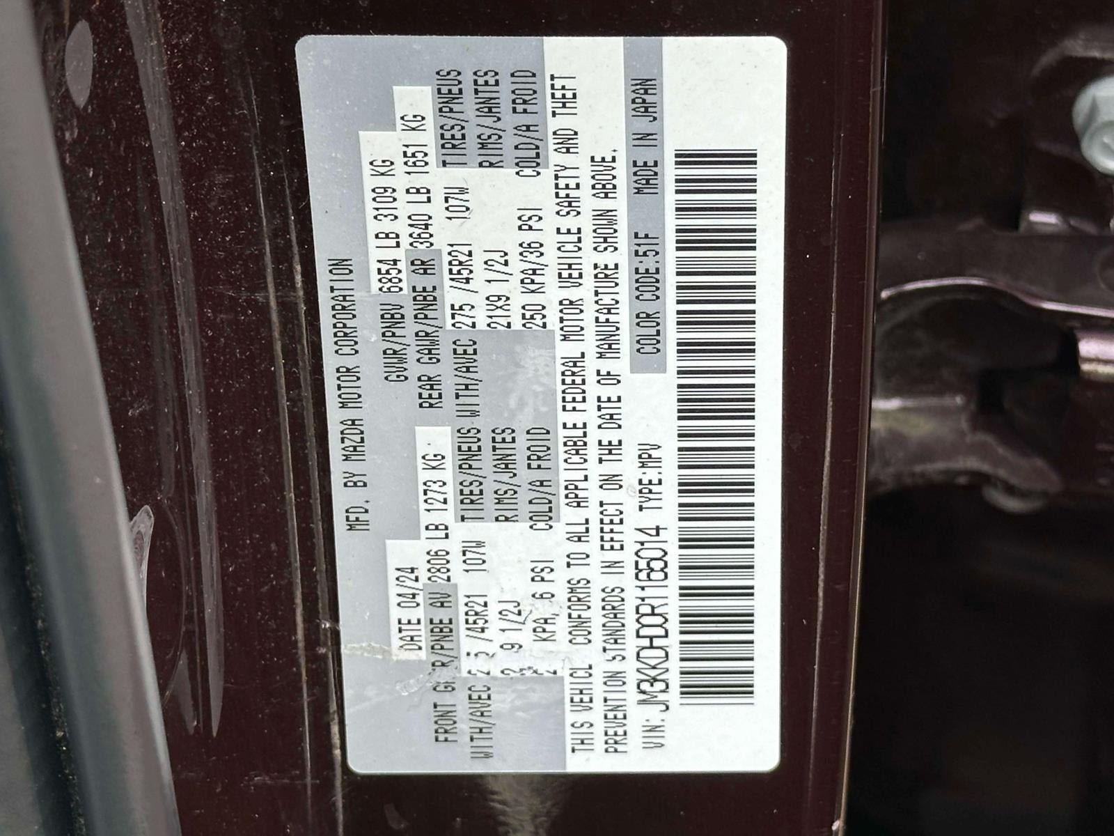 2024 Mazda Mazda CX-90 3.3 Turbo Premium