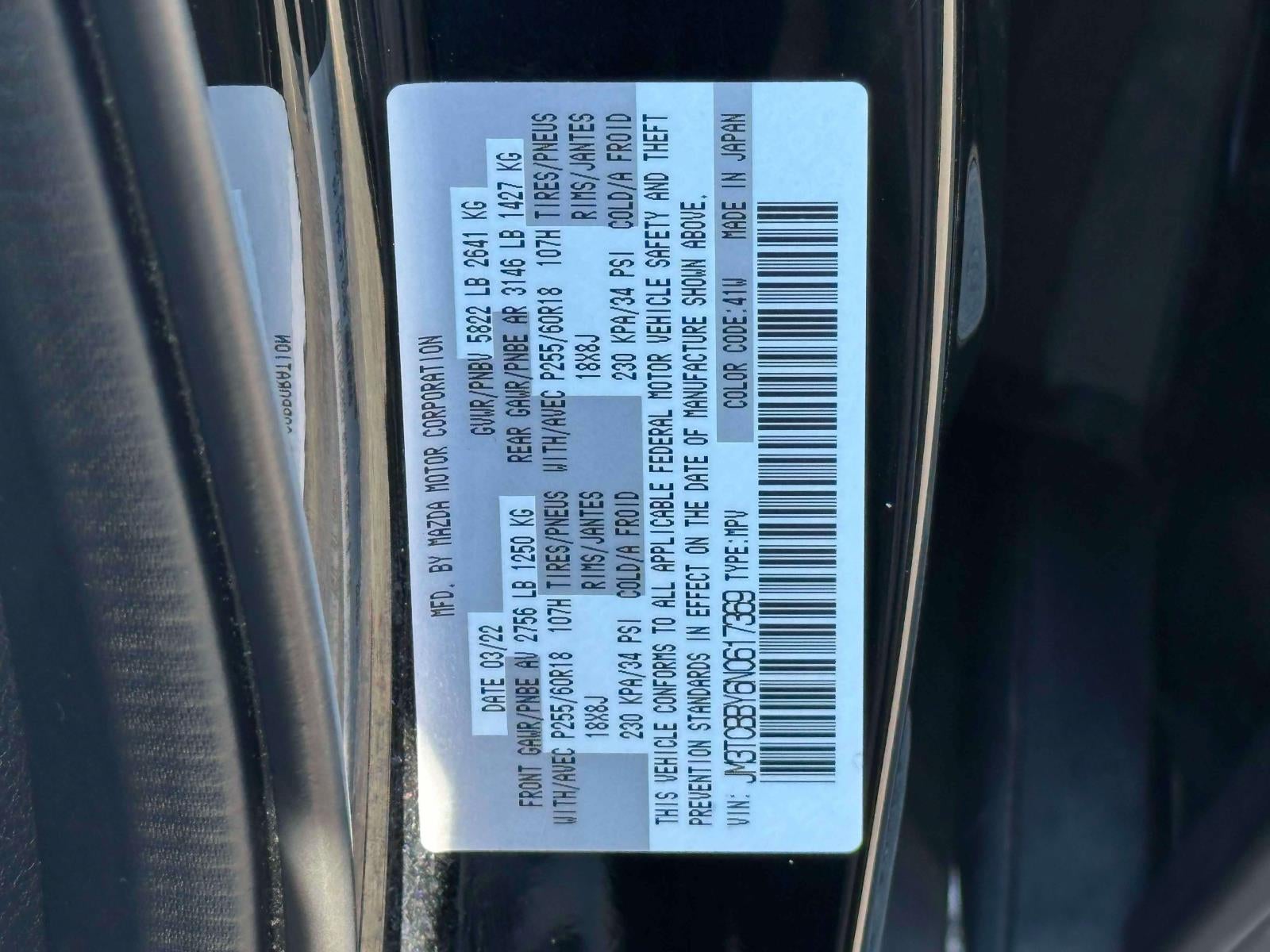 2022 Mazda Mazda CX-9 Sport