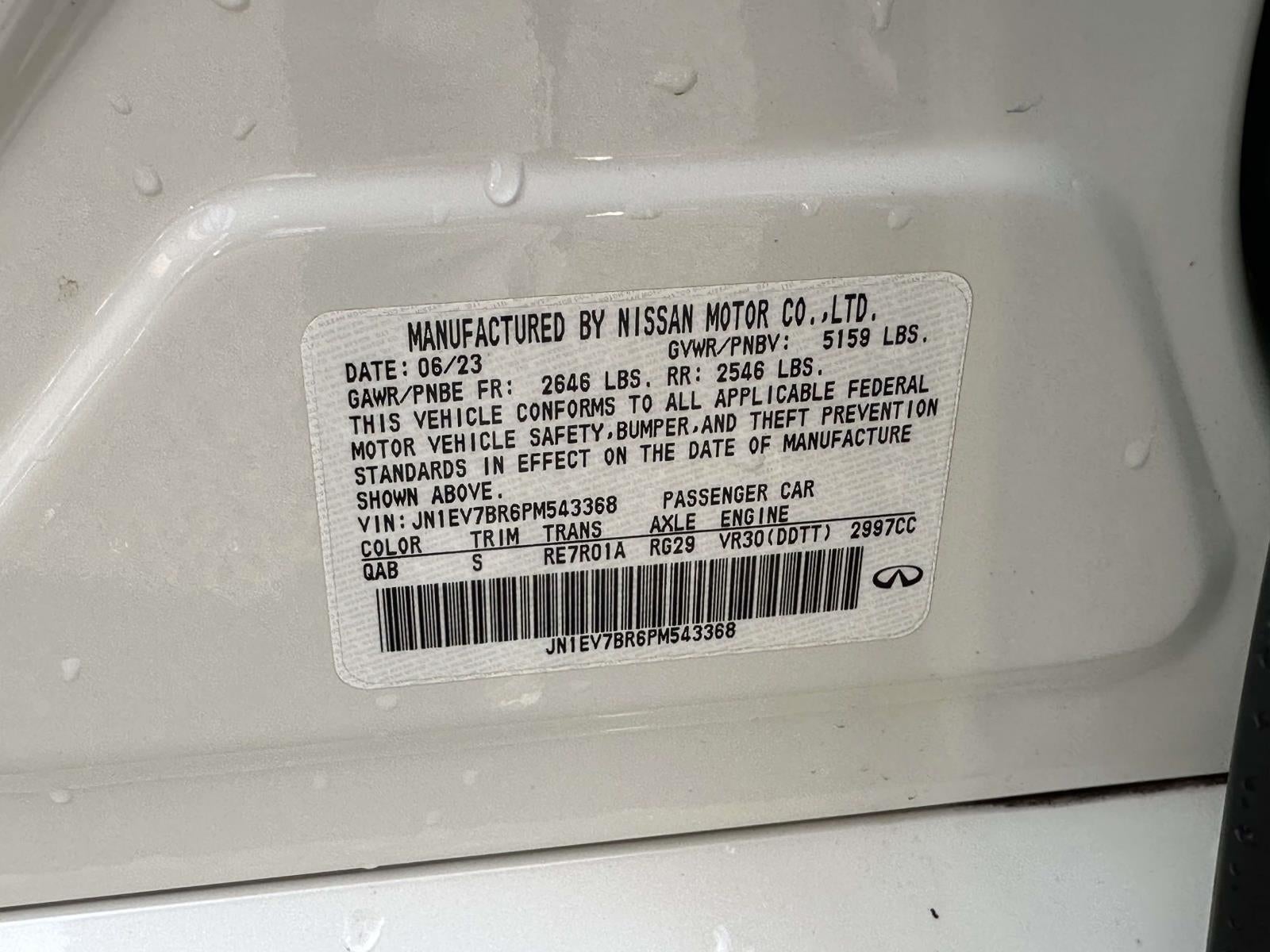 2023 INFINITI Q50 LUXE AWD