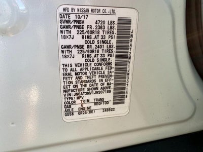 2018 Nissan Rogue SL