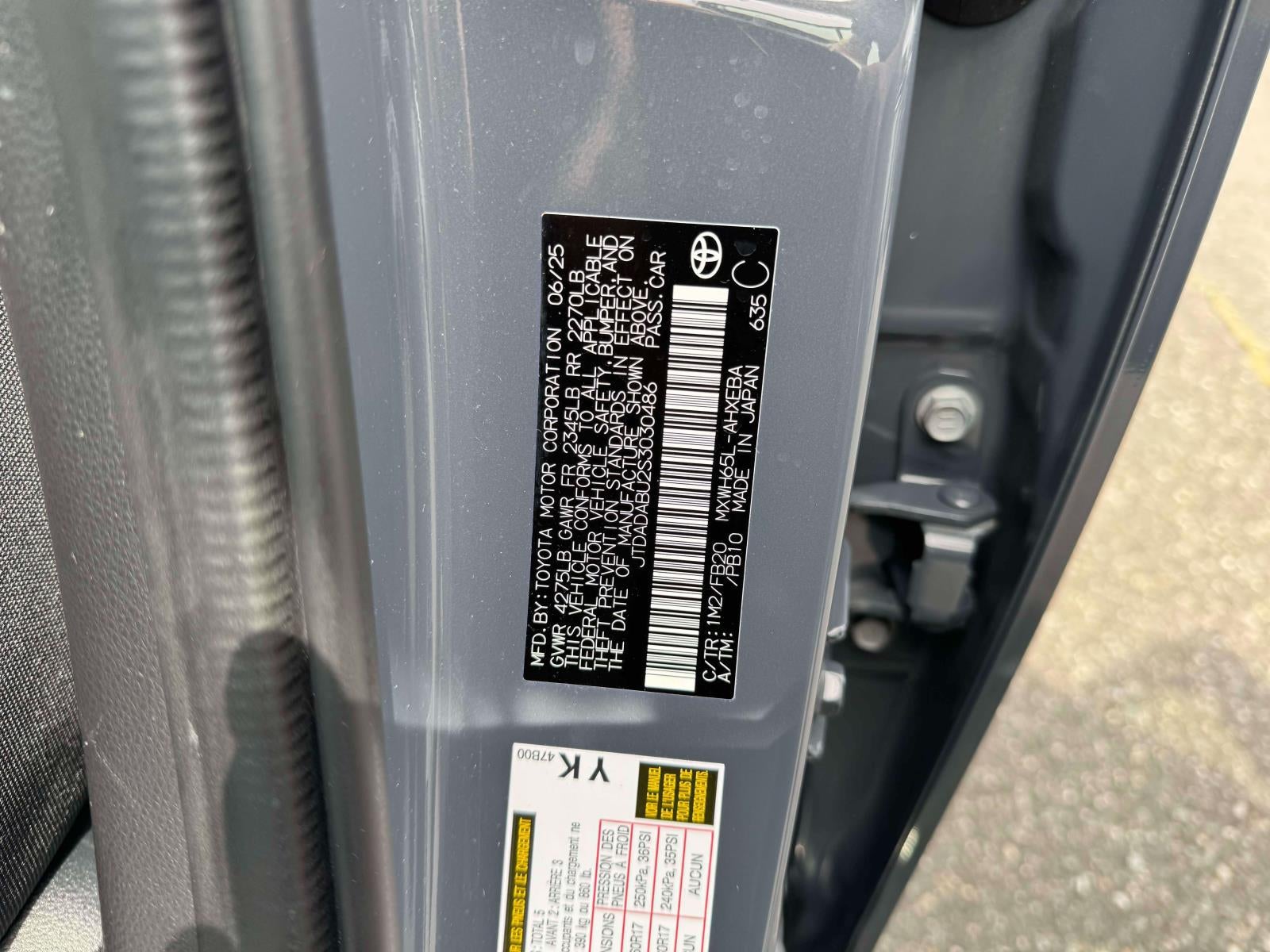 2025 Toyota Prius LE AWD-e