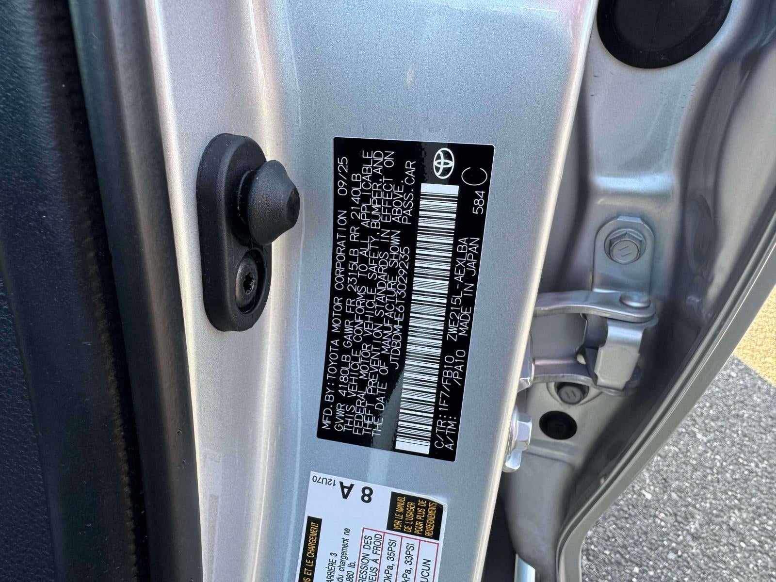 2026 Toyota Corolla Hybrid Hybrid LE