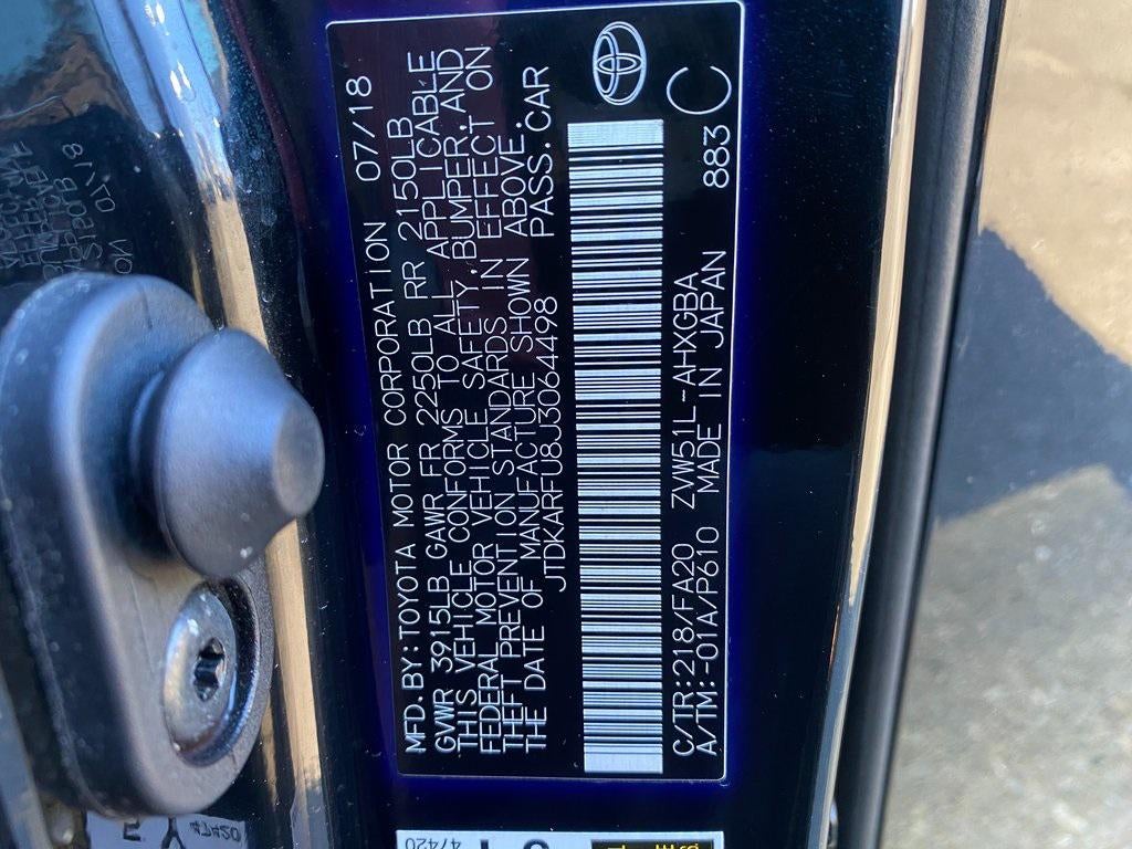 2018 Toyota Prius Three