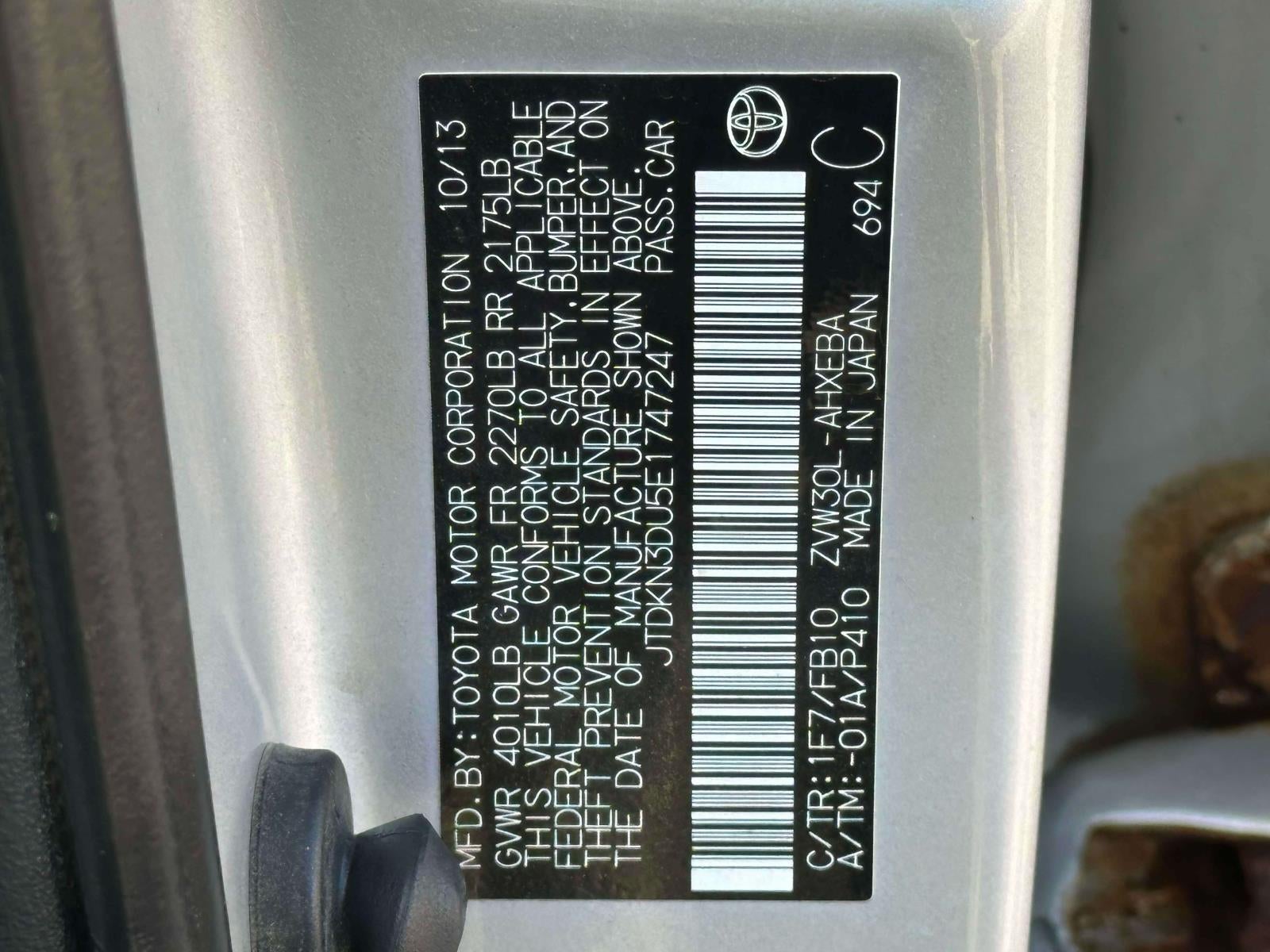 2014 Toyota Prius Two