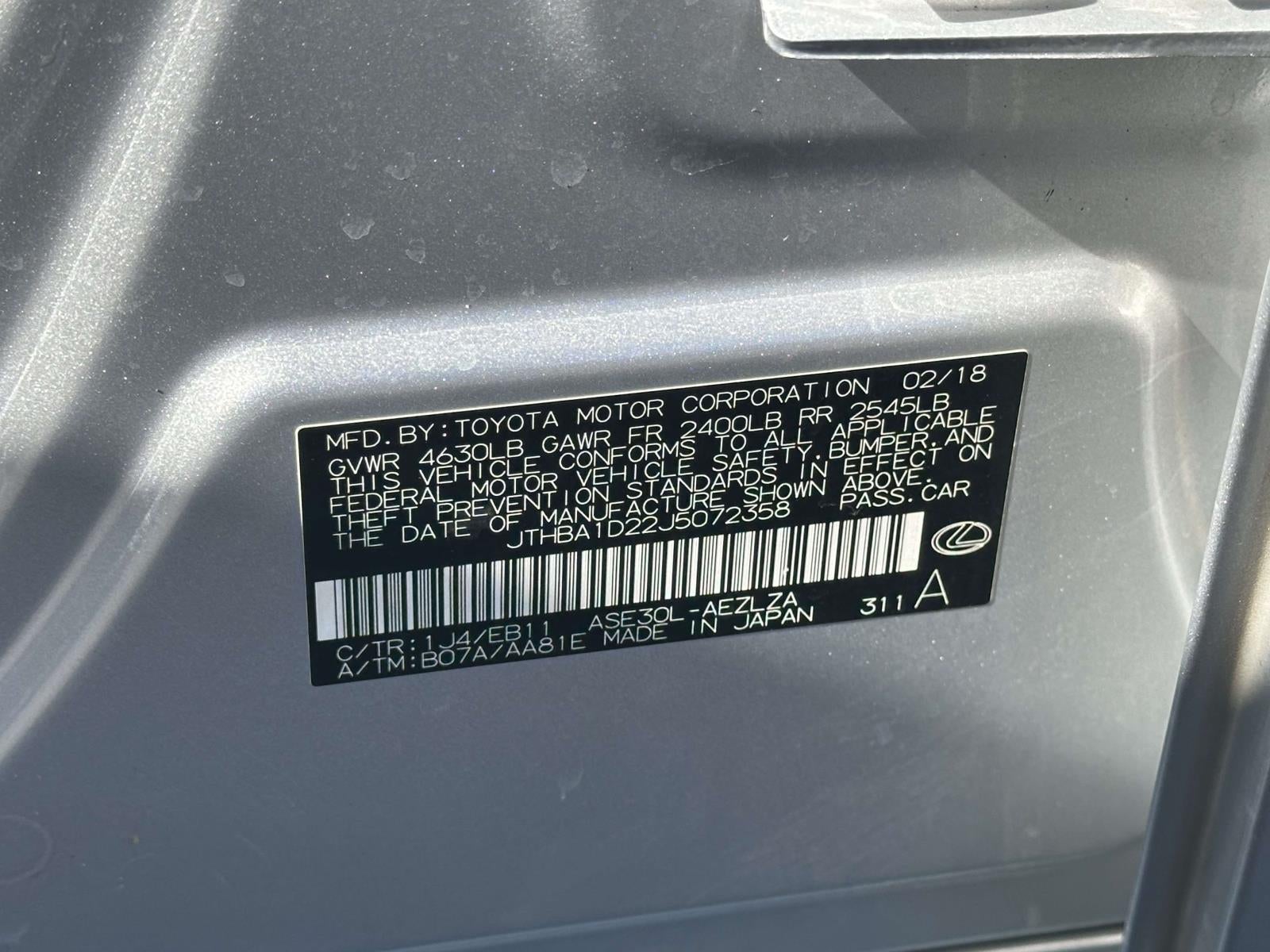 2018 Lexus IS 300 300