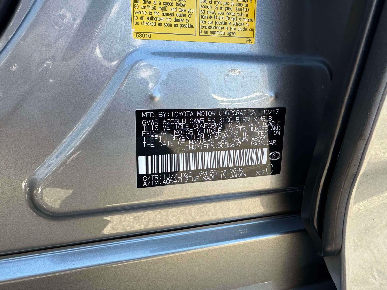 2018 Lexus LS 500h 500h Base