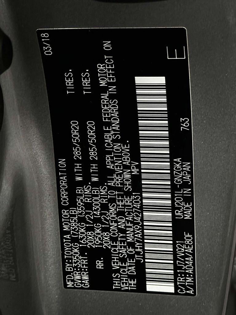2018 Lexus LX 570 Two-Row
