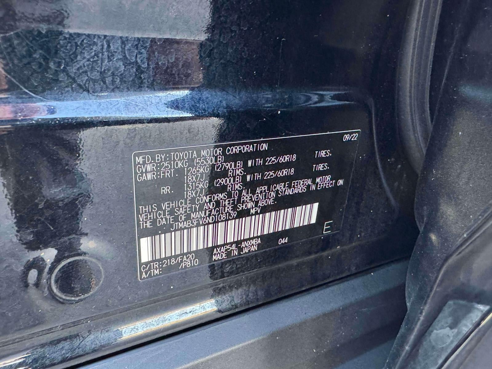 2022 Toyota RAV4 Prime SE