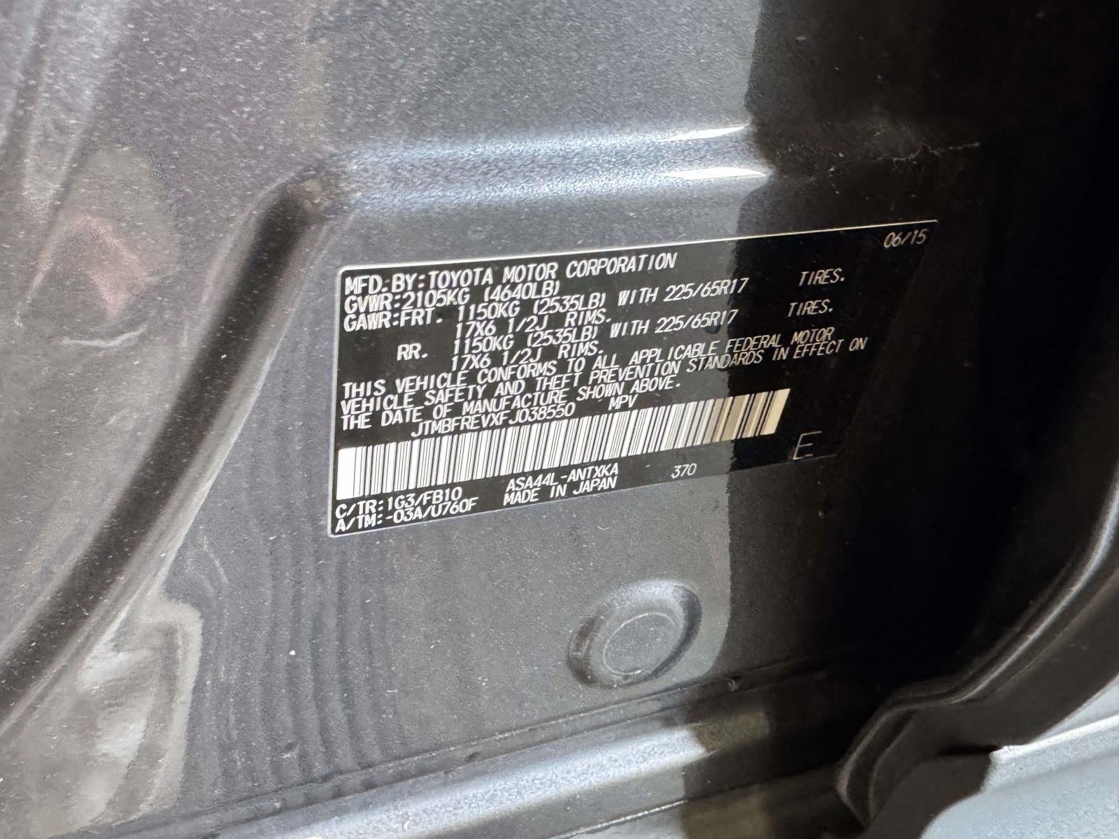 2015 Toyota RAV4 LE