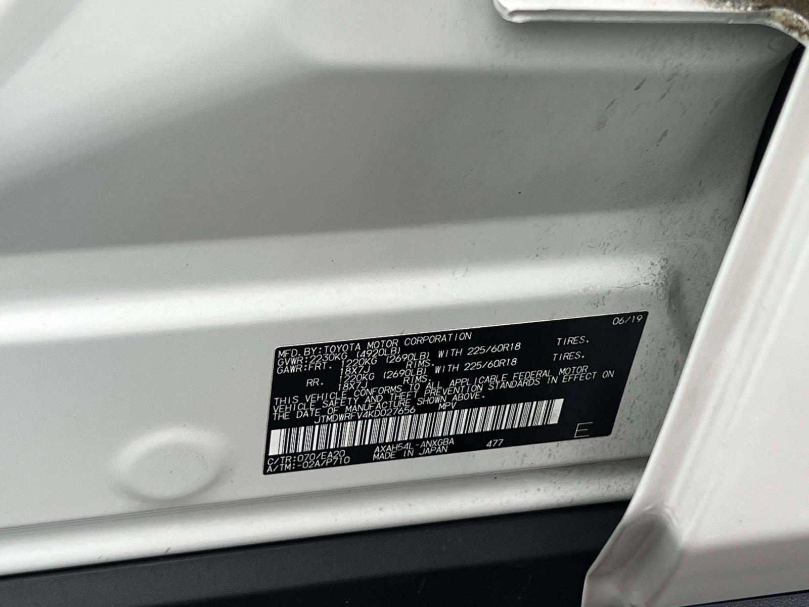 2019 Toyota RAV4 Hybrid Limited