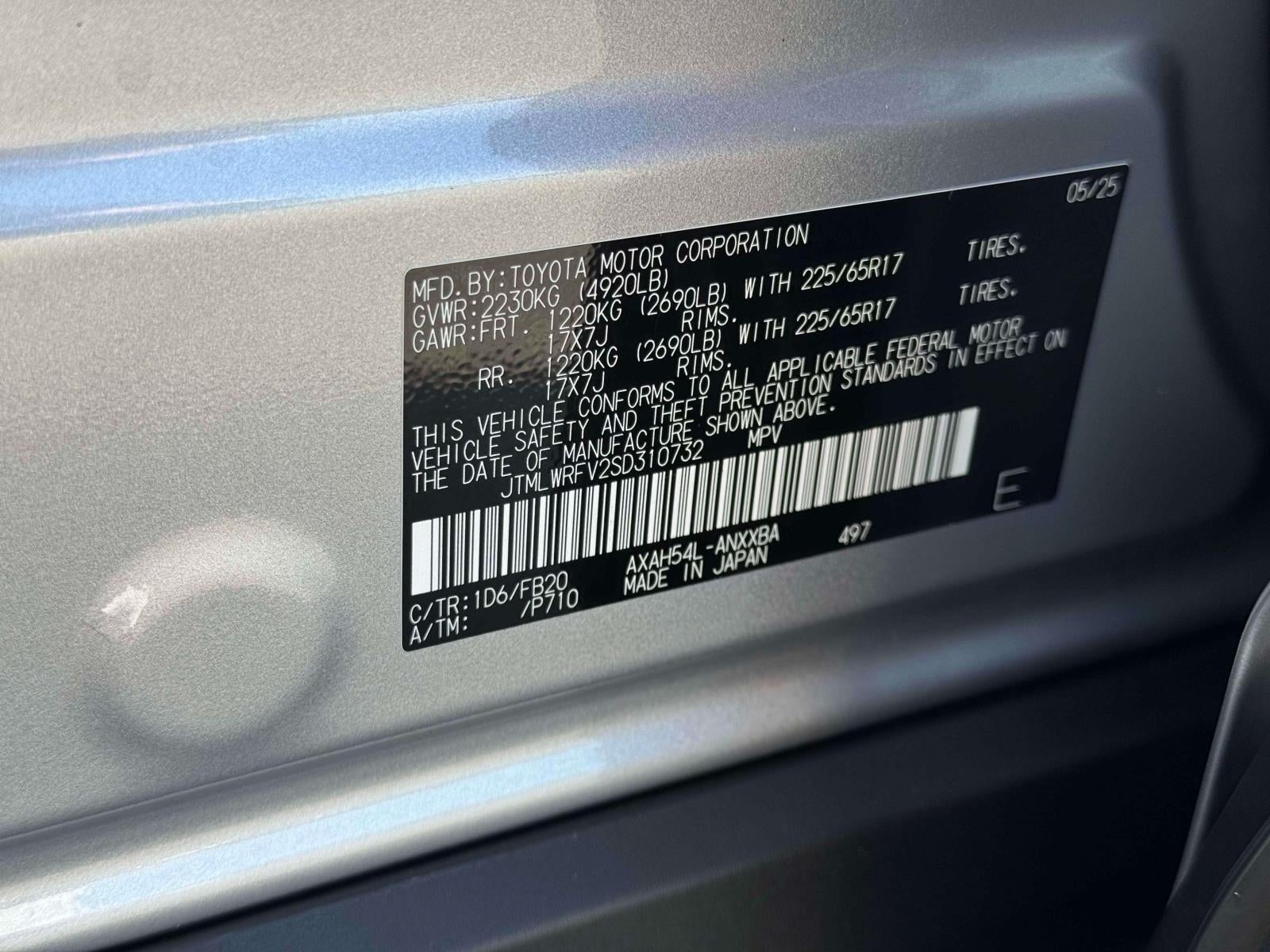 2025 Toyota RAV4 Hybrid LE