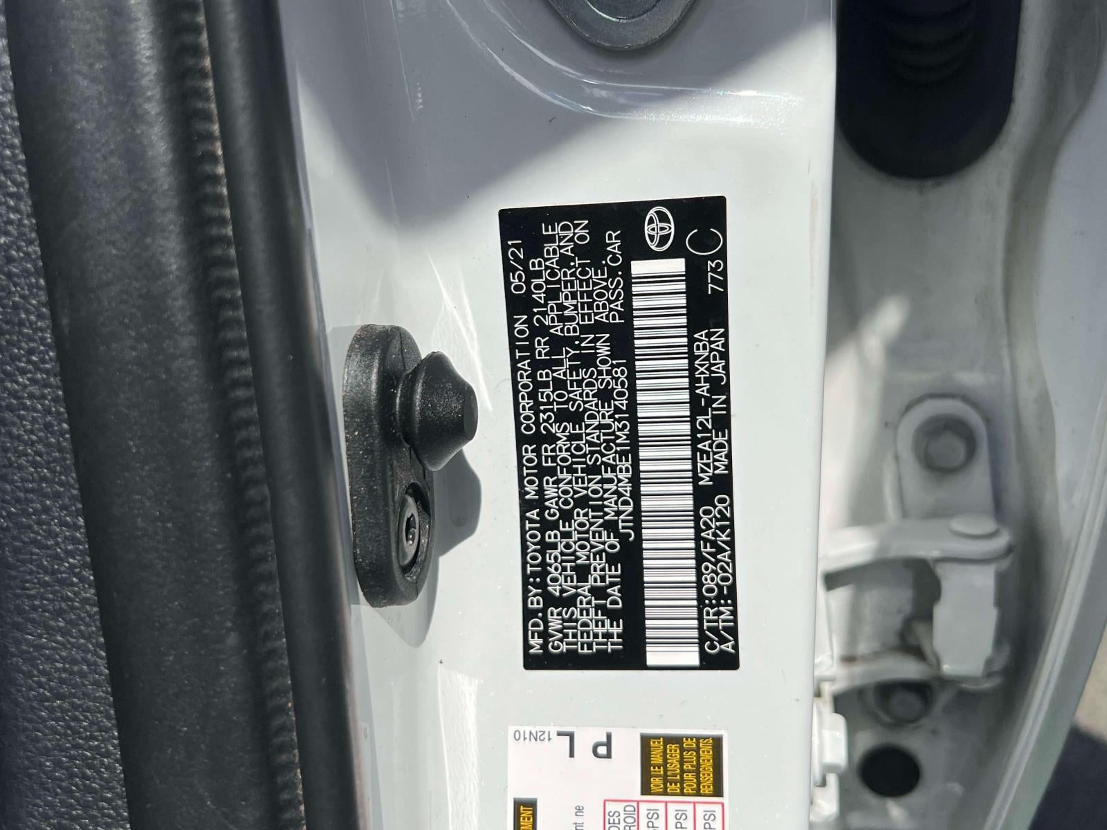 2021 Toyota Corolla Hatchback SE