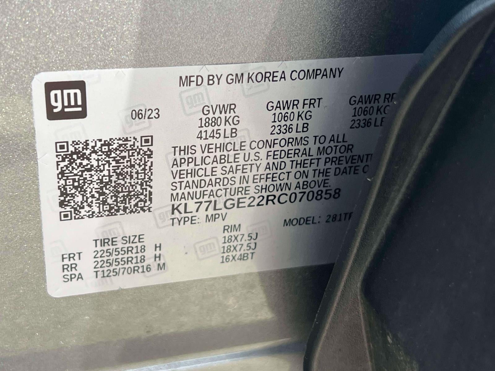 2024 Chevrolet Trax FWD 1RS