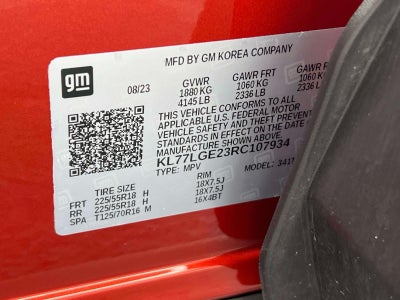 2024 Chevrolet Trax FWD 1RS