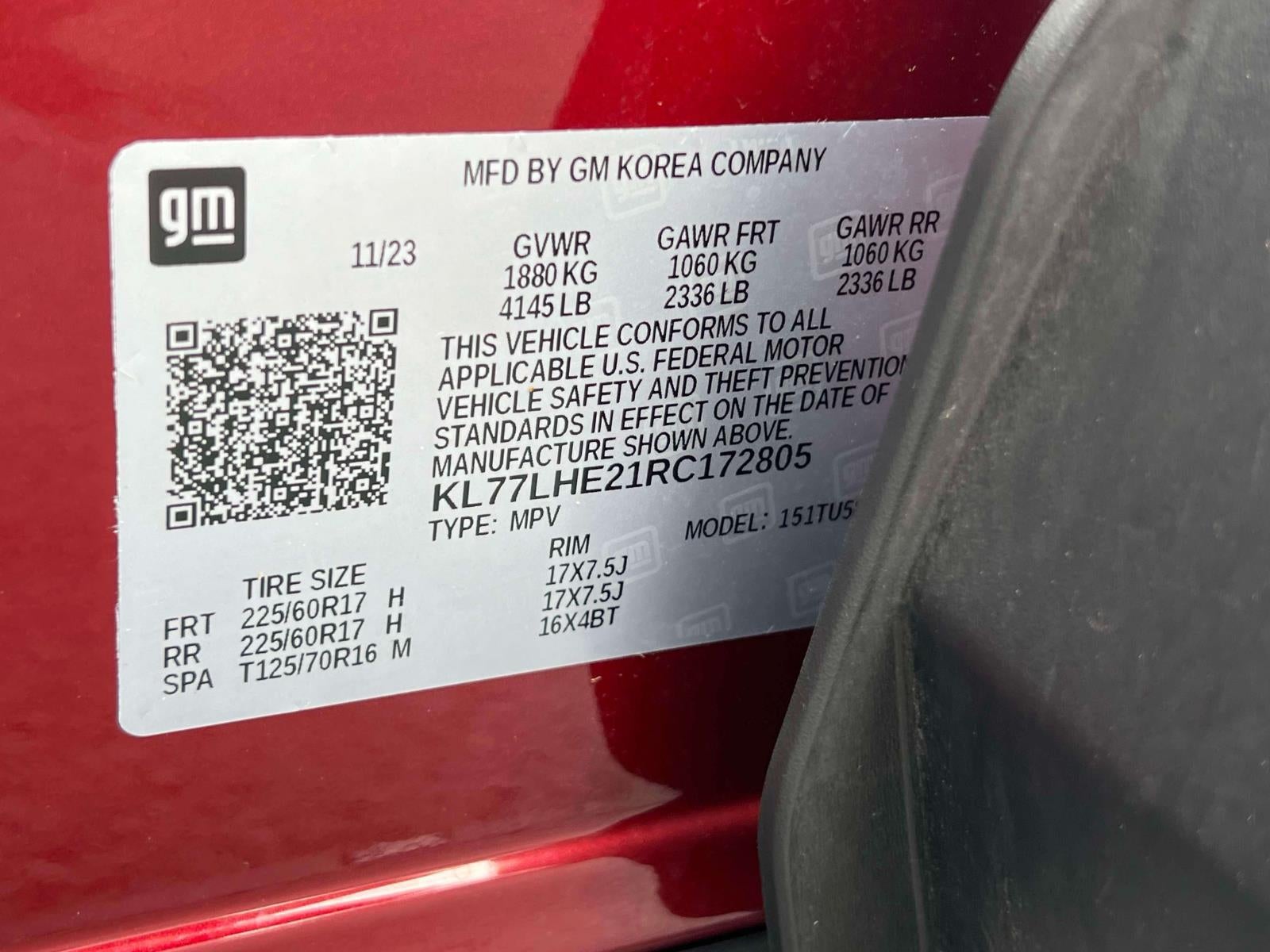 2024 Chevrolet Trax FWD LT